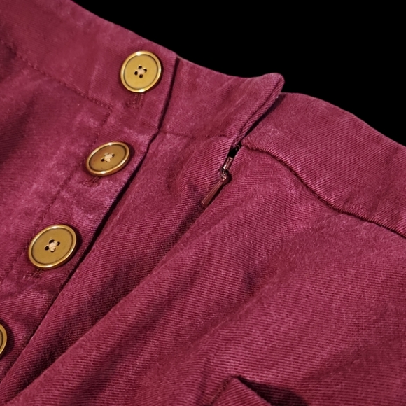 Banana Republic SLOAN Sailor button pants sz 6 - Picture 4 of 4